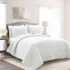 Bedding * | Ava Diamond White 3-Piece Full/Queen King Set Hot Sale