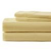 Bedding * | 4-Piece Yellow Microfiber Sheet Set, Full Best Quality