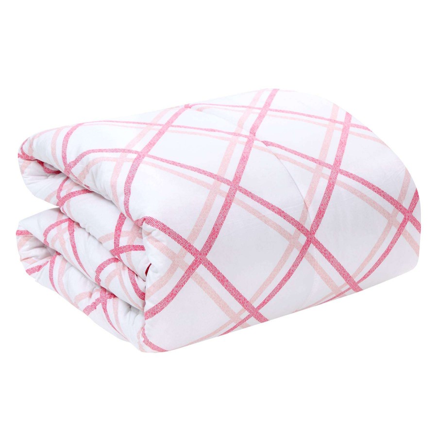 Kids' Bedding * | Penelope Plaid Comforter, Twin Fashionable