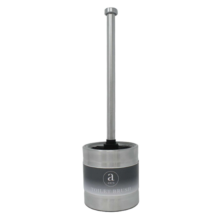 Bath * | Steel Toilet Brush W Open Holder Satin Best Price