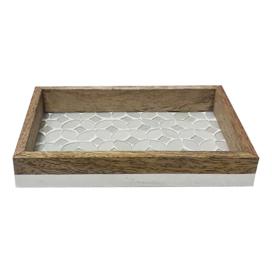 Bath * | Gia Mosaic Soap Dish Ivory Best-Selling