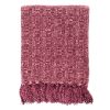 Throw Blankets * | Tracey Boyd Purple Crystal Woven Chenille Throw Blanket, 60 50 Best Price