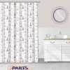 Bath * | Parisian Escape Slub Striped Shower Curtain, 72 Featured