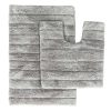 Bath * | 2-Piece Grey Bath Mat Set, 20 32 Classical