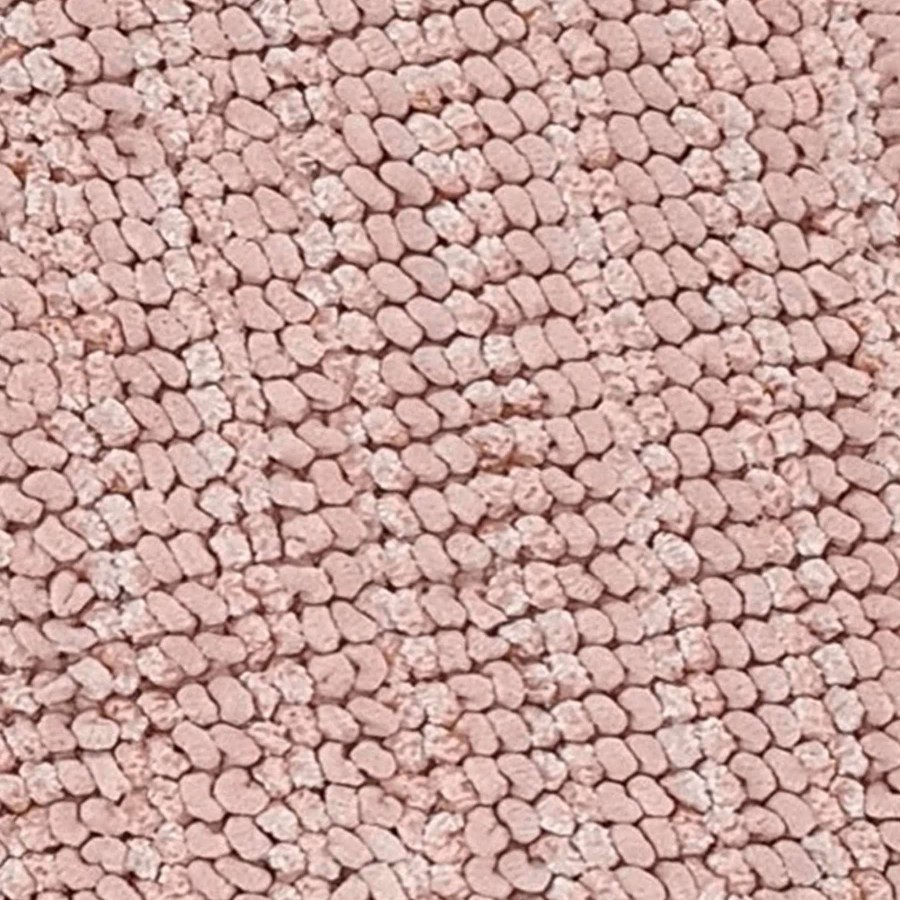 Bath * | 2-Piece Solid Blush Pink Shiny Noodle Bath Mat Set, 17 24/20 32 Free Delivery