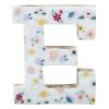 D Cor & Pillows * | 6 Floral Wooden Letter, E Online Store