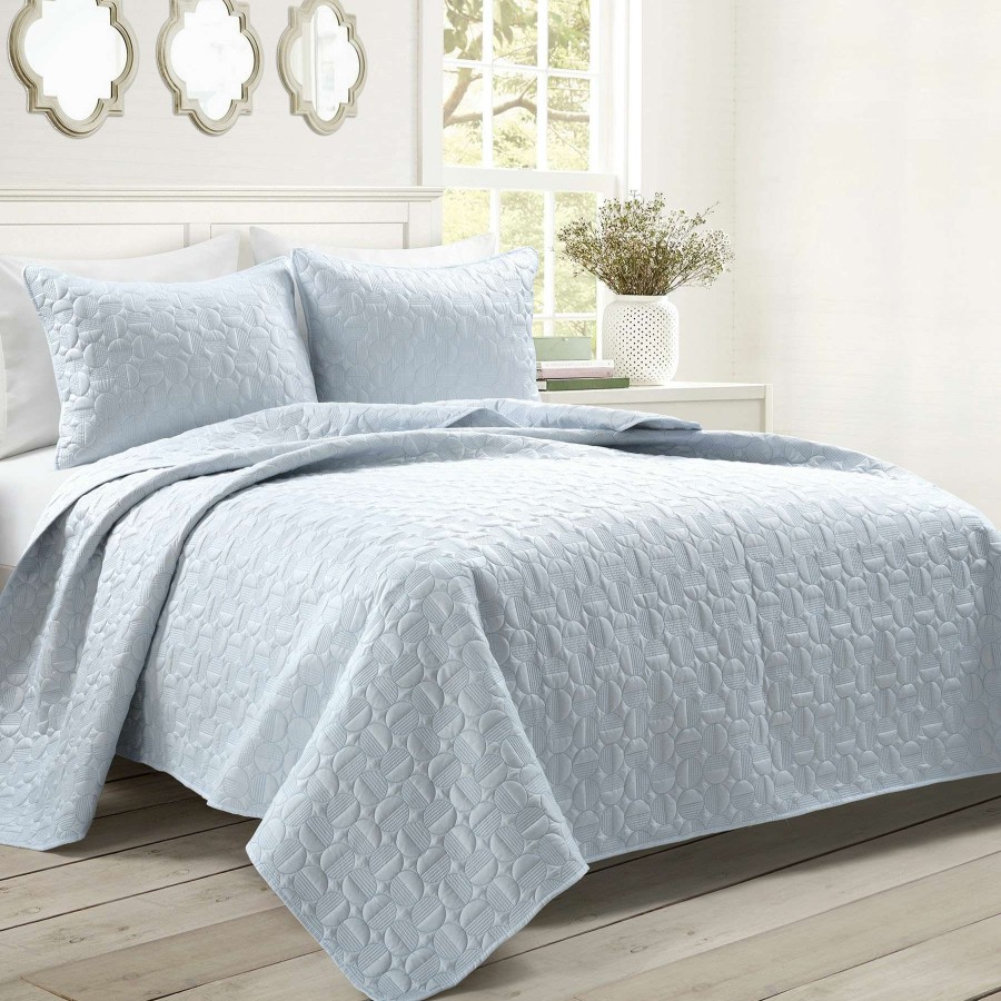 Bedding * | Tracey Boyd 3-Piece Samira Embossed Quilt Set, King Best-Selling