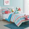 Kids' Bedding * | Tiny Dreamers Colorful Striped Comforter, Twin Fashion