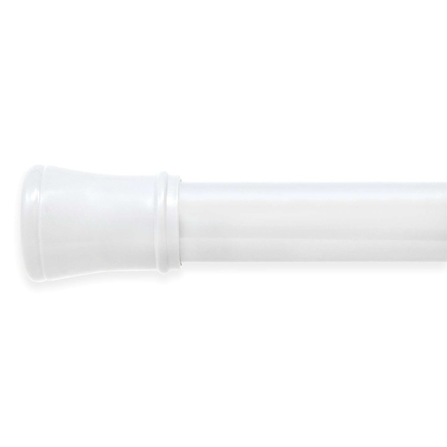 Bath * | White Shower Tension Rod, 40-72 Classical