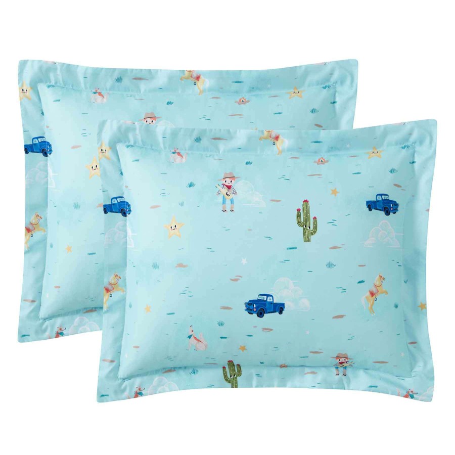 Kids' Bedding * | Blue Cowboy Comforter, Twin Online Store