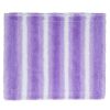 Throw Blankets * | Purple Ombre Striped Shag Throw Blanket, 50 60 Fashionable