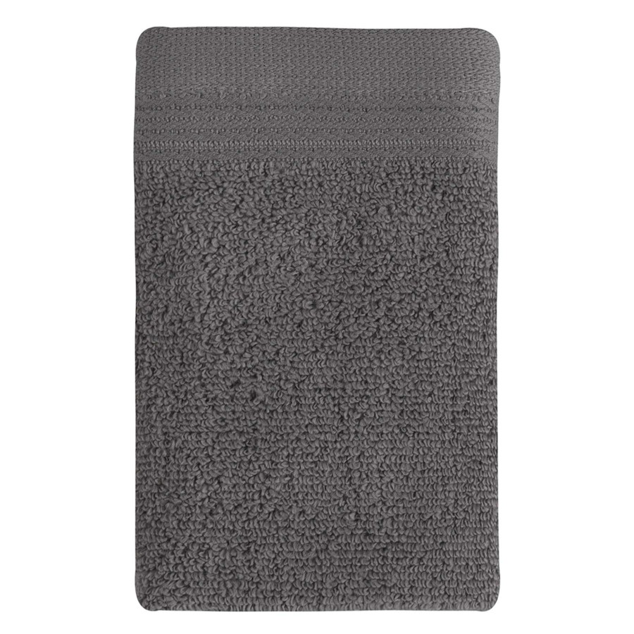 Bath * | Premium Hi-Bloom Grey Washcloth, 13 Unique