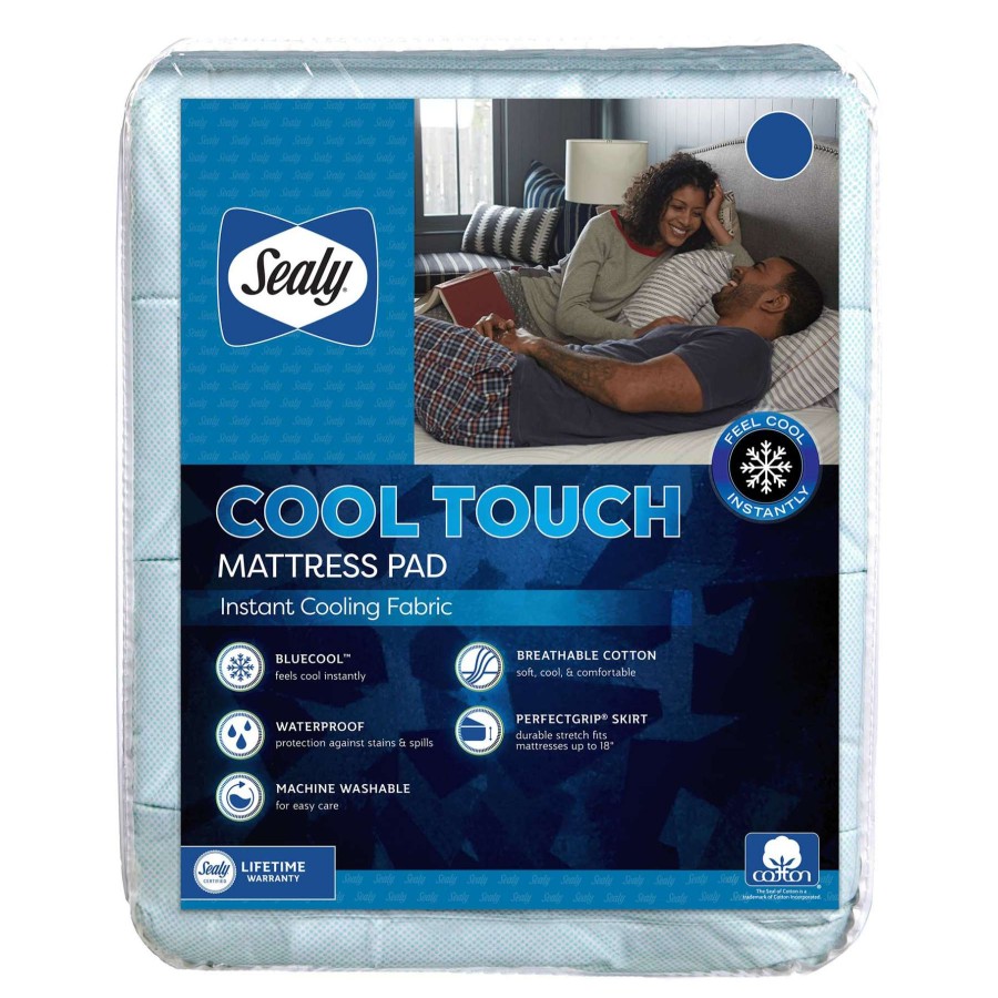 Bedding * | Sealy Cool Touch Mattress Pad Best-Selling