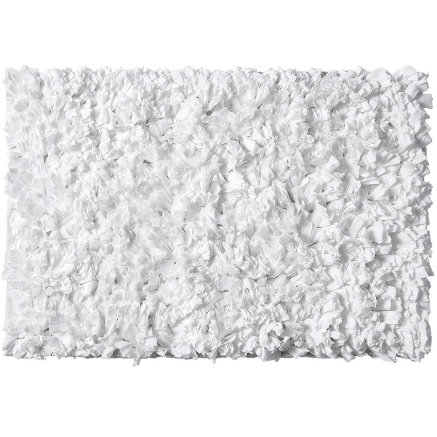 Bath * | White Shag Bath Mat, 20 30 Featured