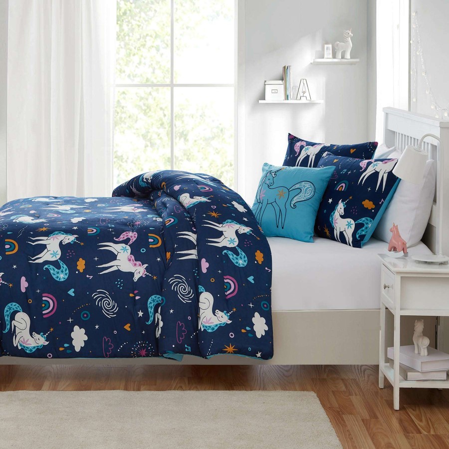 Kids' Bedding * | Celestial Unicorn 3-Piece Comforter Set, Twin Best Price