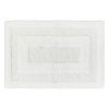 Bath * | Ty Pennington Solid Ivory Hotel Border Bath Mat, 20 30 Less Expensive