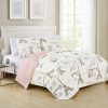 Bedding * | Paris Carte Postale Quilt Set, Queen Hot Sale