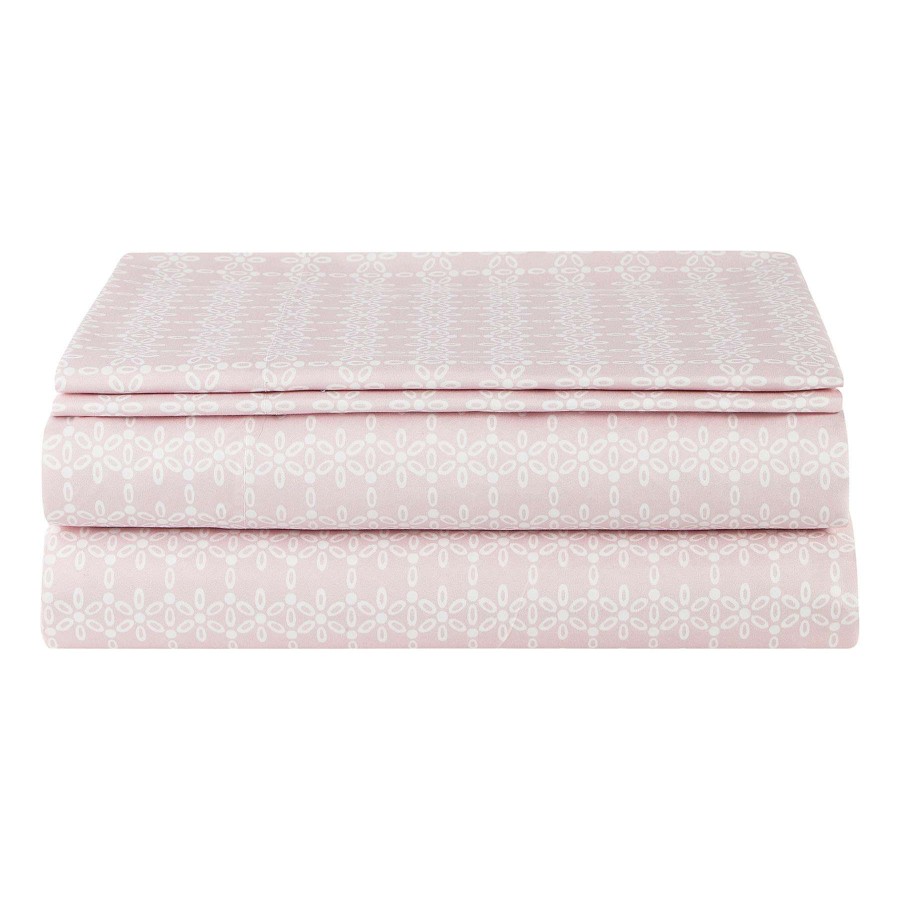 Kids' Bedding * | Eyelet Sheet Set, Twin Bargain Sale