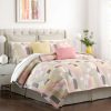 Bedding * | 8-Piece Mosaic Mix Blush Pink Comforter Set, King High Quality