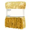 Throw Blankets * | Yellow Floral Fringe Throw Blanket, 50 60 Less Expensive