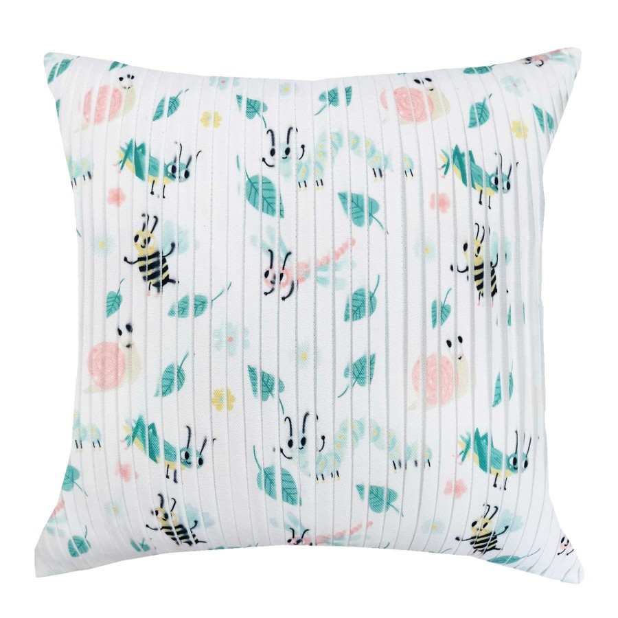 Kids' Bedding * | Garden Critters Pleated Throw Pillow, 16 Less Expensive