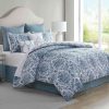 Bedding * | Danika 8-Piece Blue Comforter Set, King Promotion