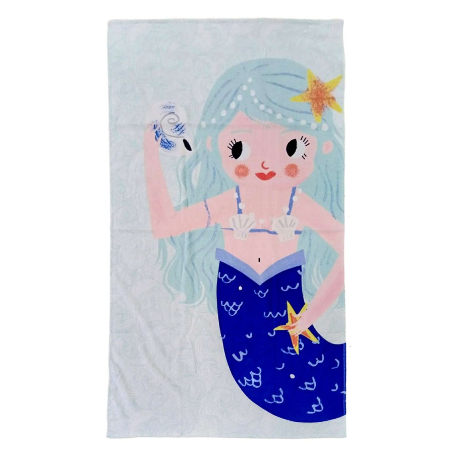 Bath * | Multicolor Mermaid Beach Towel, 34 63 Fashionable