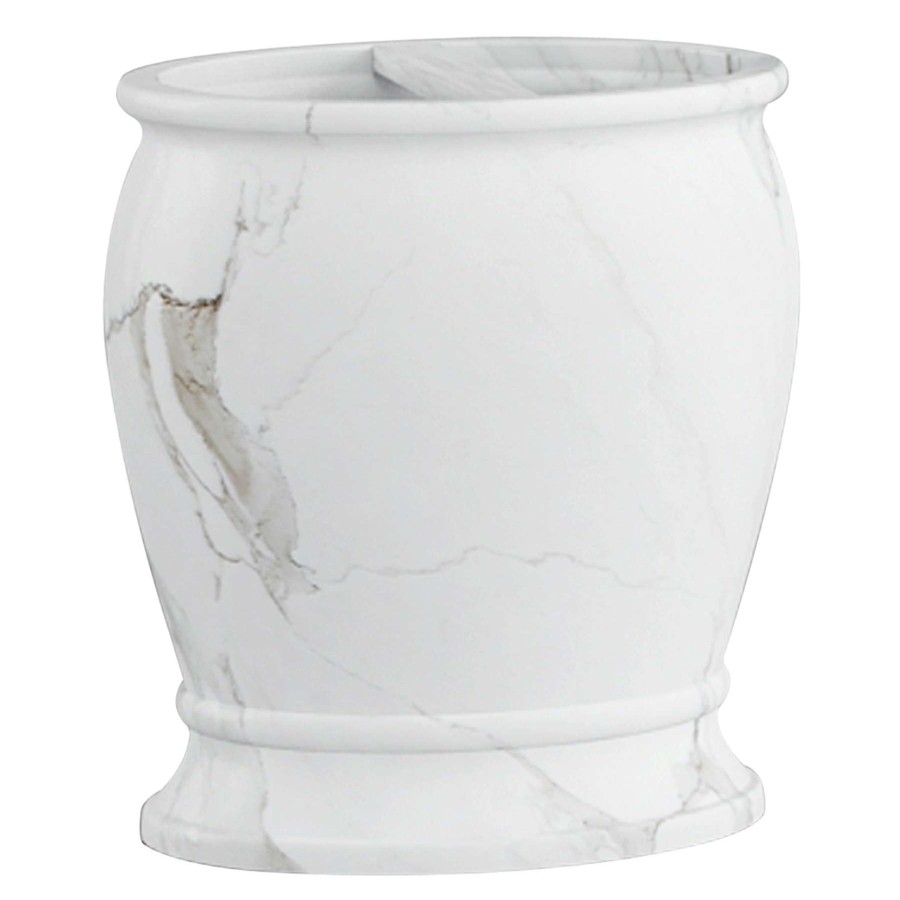 Bath * | Belle Grey & White Marbled Toothbrush Holder Best Price