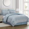 Bedding * | Ty Pennington 6-Piece Seafoam Blue Comforter Set, Queen Promotion