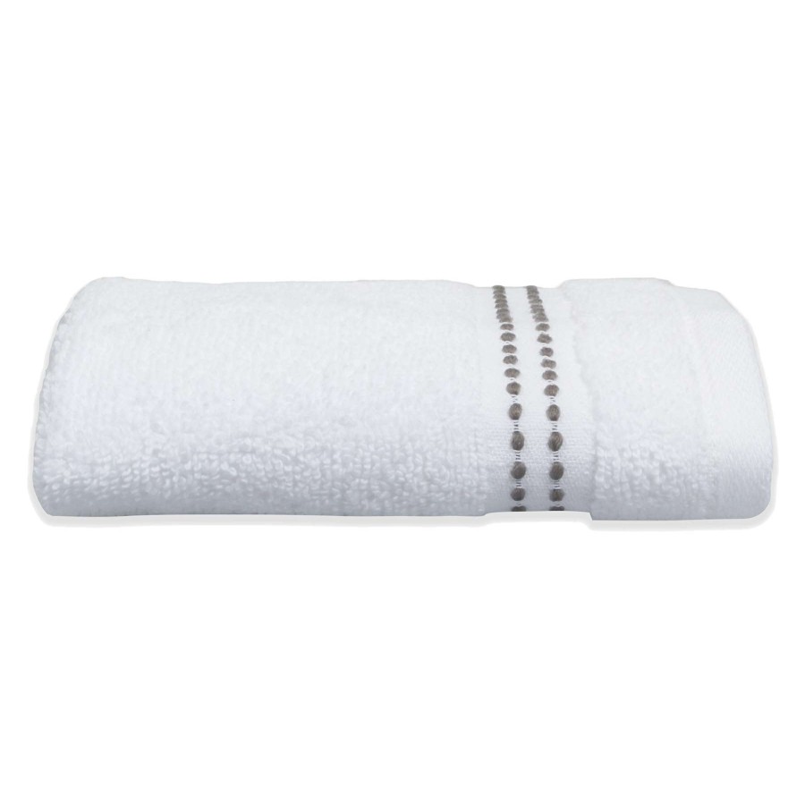 Bath * | Found & Fable Hampton White Washcloth, 13 Online Store