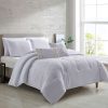 Bedding * | Dabi 7-Piece White Comforter Set, Queen Online Store