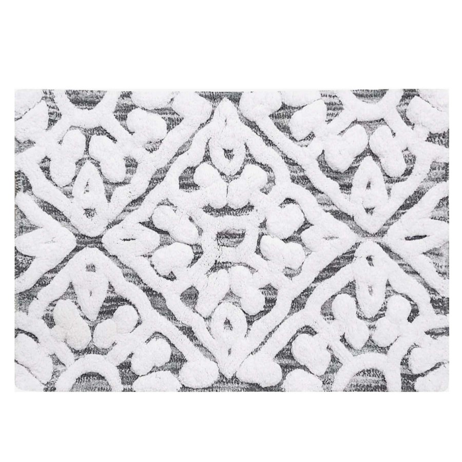 Bath * | Janelle Grey Bath Mat, 20 30 Unique