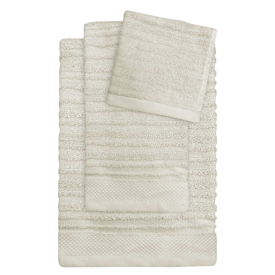 Bath * | Dawson Tan Striped Hand Towel Discounts