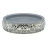 Bath * | Silver Mosaic Glass Soap Dish Best Price