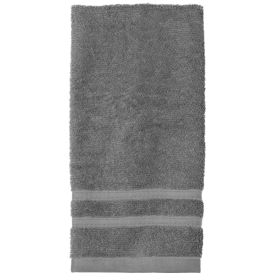 Bath * | Essentials Grey Hand Towel, 16 26 Fashion