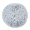 Kids' Bedding * | Gray Shag Puff Pillow, 9 Online Store