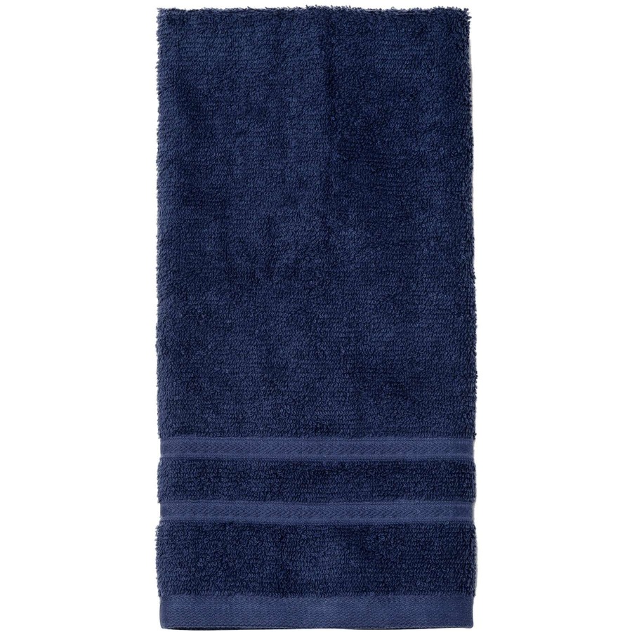 Bath * | Essentials Navy Hand Towel 16X26 Best Price