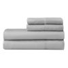 Bedding * | 4-Piece Light Grey 500 Thread Count Blended Sheet Set, Queen Online Store