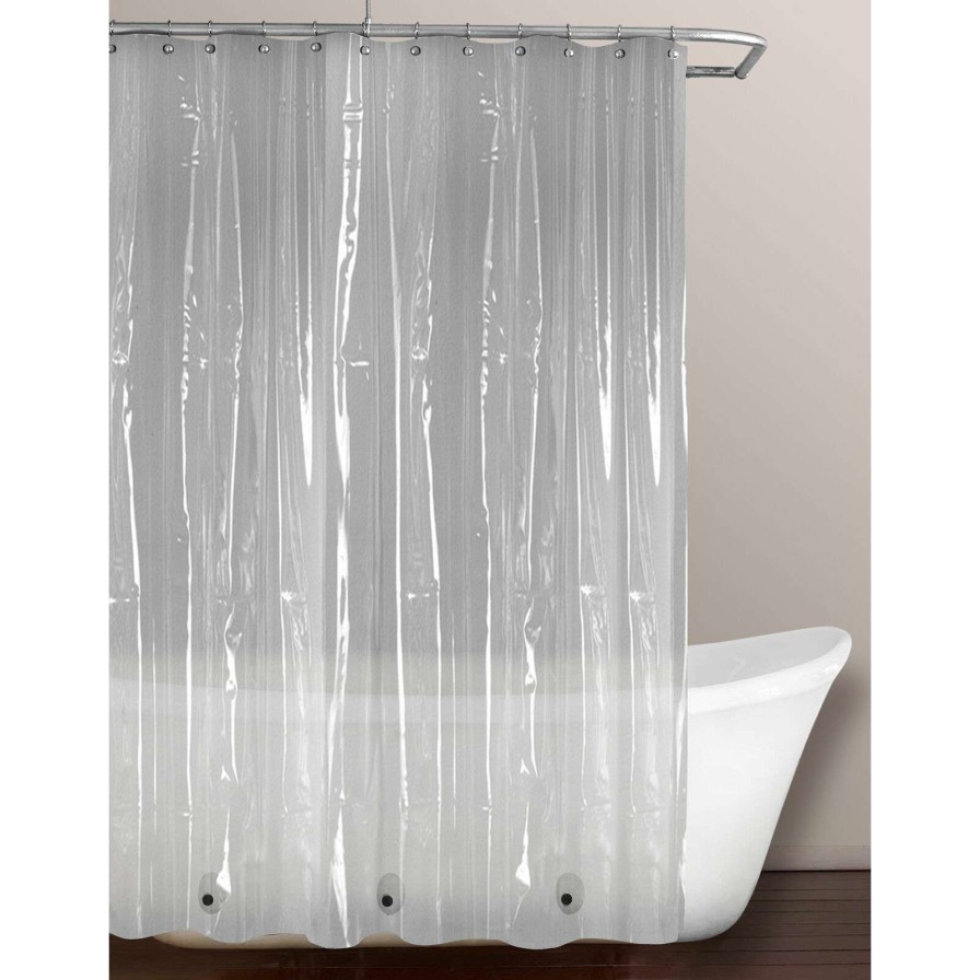 Bath * | Clear Lightweight Shower Liner, 72 Fashionable