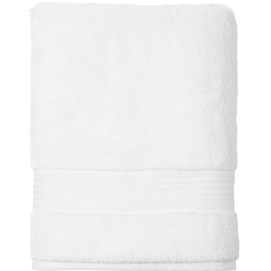 Bath * | Luxury White Bath Towel 30X56 Low Price