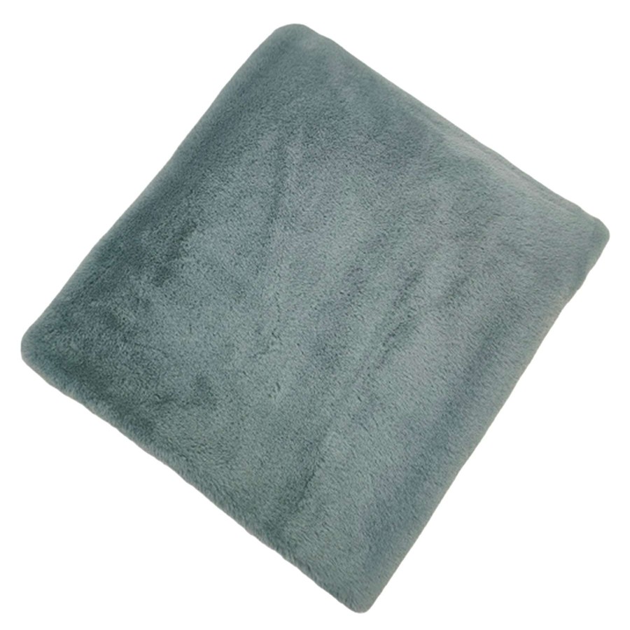 Throw Blankets * | Laila Ali Light Blue Faux Fur Throw Blanket, 50 60 Free Delivery