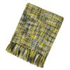 Throw Blankets * | Yellow & Grey Plaid Woven Throw Blanket, 50 60 Best Price