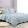 Bedding * | 3-Piece Blanca Blue Comforter Set, Twin/Twin Xl Promotion