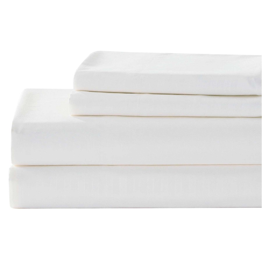 Bedding * | 4-Piece White Microfiber Sheet Set, King Best-Selling