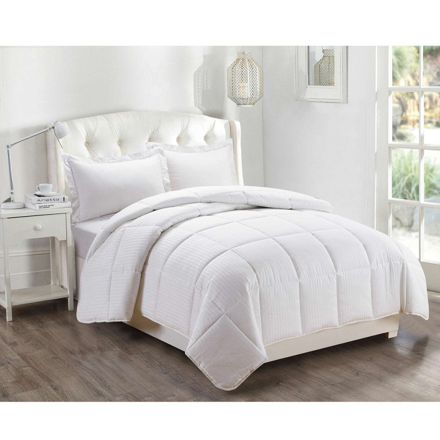 Bedding * | White Down Alternative Comforter, King Free Delivery