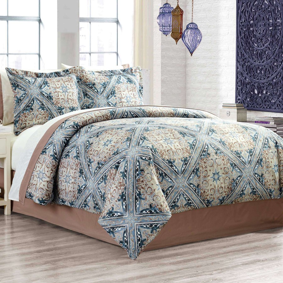 Bedding * | Manosque 8-Piece Comforter Set, Queen Free Delivery