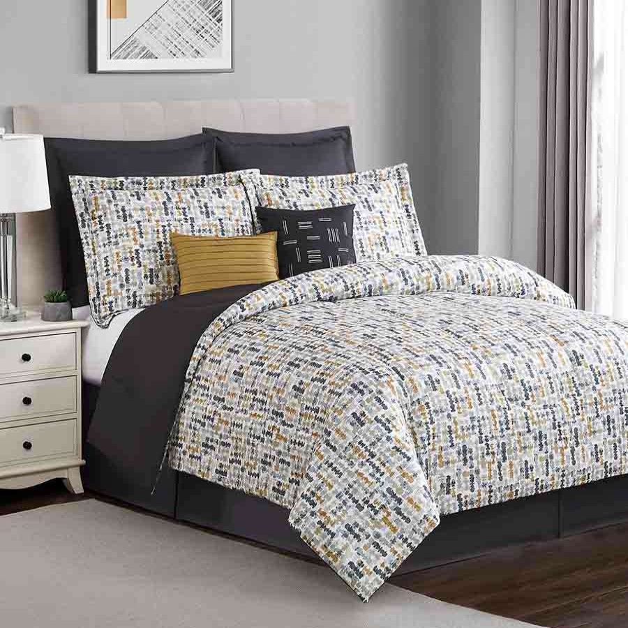 Bedding * | Madison 8-Piece Multicolor Comforter Set, Full Online Store