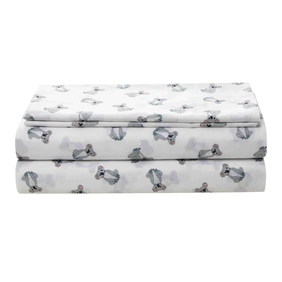 Kids' Bedding * | Tiny Dreamers Koala Sheet Set, Full Best Quality