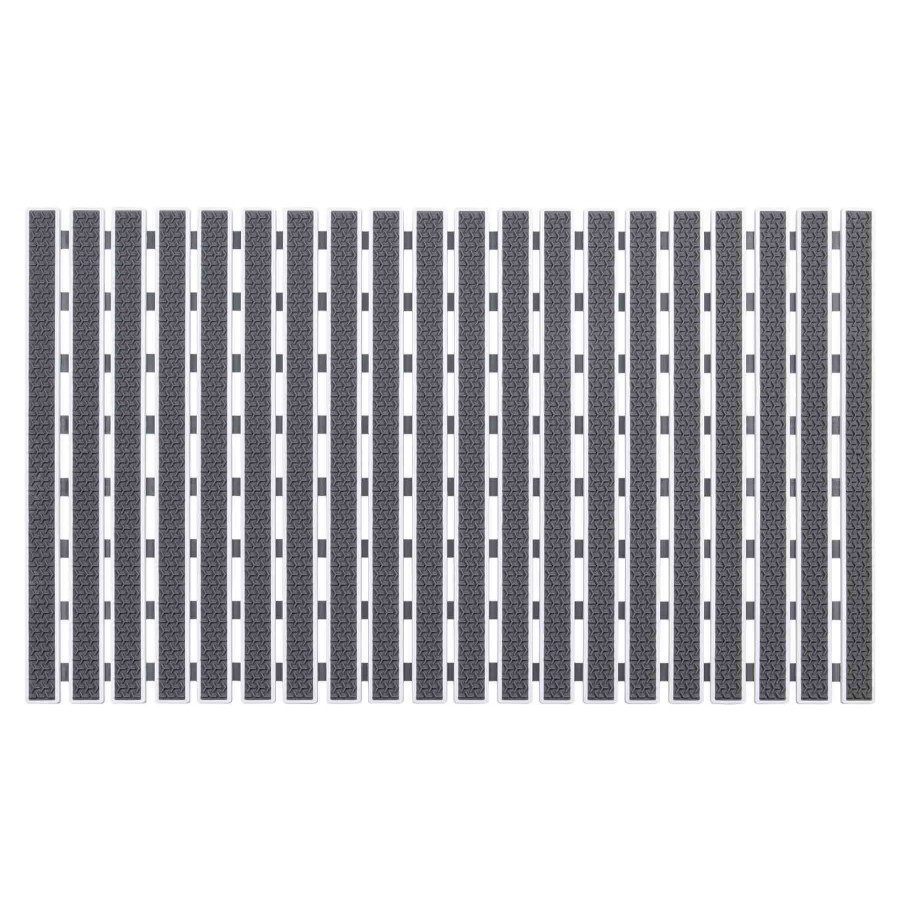 Bath * | Slat Tub Mat Grey Fashionable