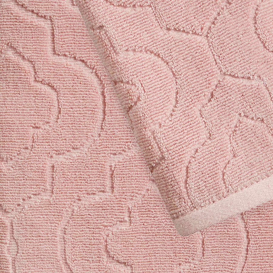 Bath * | Laila Ali Rooney Trellis Bath Towel, Pink Online